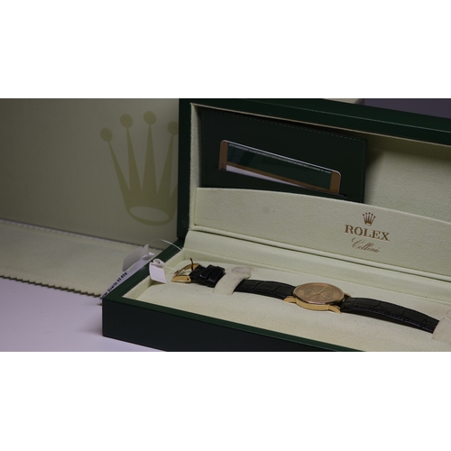 9 - Brand: Rolex
 Model Name: Cellini 
 Reference: 5115/8
 Movement: Manual Wind
 Year: 2013
 Box: Full ... 