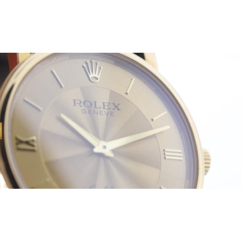 9 - Brand: Rolex
 Model Name: Cellini 
 Reference: 5115/8
 Movement: Manual Wind
 Year: 2013
 Box: Full ... 