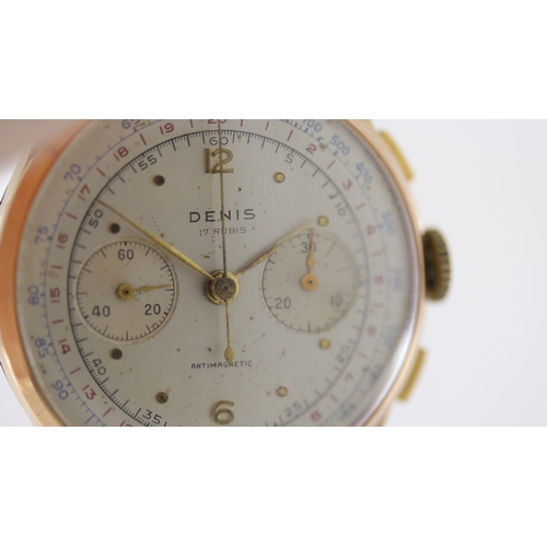 92 - Brand: Denis
 Model Name: Antimagnectic 
 Movement: Manual Wind
 Dial shape: Circular
 Dial colour: ... 