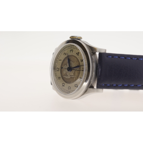 93 - Brand: Omega
 Model Name: St Christopher 
 Movement: Manual Wind
 Year: Circa 1930's
 Dial shape: Ci... 