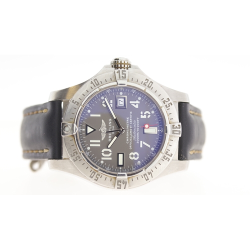 95 - Brand: Breitling
 Model Name: Avenger Seawolf 
 Reference: A17330
 Movement: Automatic
 Year: 2014
 ... 