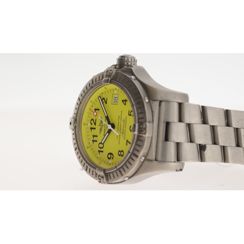 96 - Brand: Breitling
 Model Name: Avenger Seawolf 
 Reference: E17370
 Movement: Automatic
 Dial shape: ... 