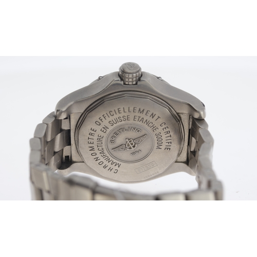 96 - Brand: Breitling
 Model Name: Avenger Seawolf 
 Reference: E17370
 Movement: Automatic
 Dial shape: ... 