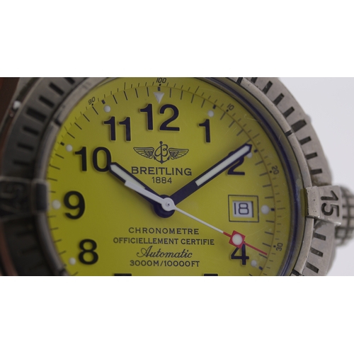 96 - Brand: Breitling
 Model Name: Avenger Seawolf 
 Reference: E17370
 Movement: Automatic
 Dial shape: ... 