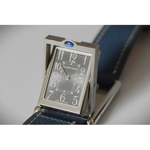 33 - Brand: Cartier
 Model Name: Tank Basculante 
 Reference: 2405
 Movement: Quartz
 Year: Circa 2000
 B... 