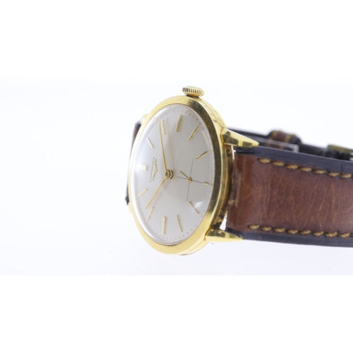 109 - Brand: Longines
 Model Name: Dress Watch 
 Movement: Manual Wind
 Year: Circa 1950's
 Dial shape: Ci... 