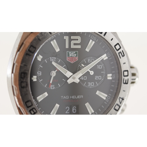 110 - Brand: Tag Heuer
 Model Name: Formula 1 Alarm 
 Reference: WAZ111A
 Movement: Quartz
 Dial shape: Ci... 