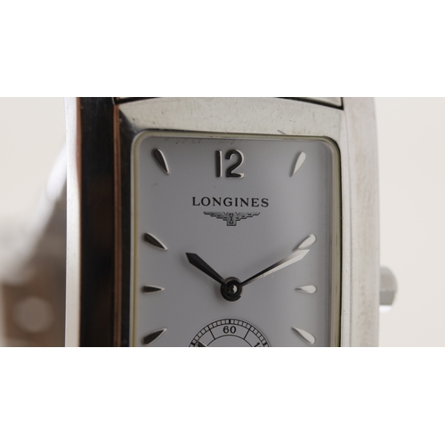 116 - Brand: Longines
 Model Name: Dolce Vita 
 Movement: Quartz
 Dial shape: Rectangular
 Dial colour: wh... 