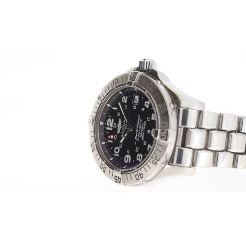 119 - Brand: Breitling
 Model Name: Superocean 
 Reference: A17360
 Movement: Automatic
 Year: 2003
 Box: ... 