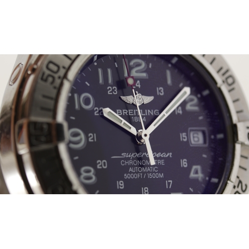 119 - Brand: Breitling
 Model Name: Superocean 
 Reference: A17360
 Movement: Automatic
 Year: 2003
 Box: ... 