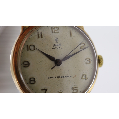 124 - Brand: Tudor
 Model Name: Royal 
 Year: Circa 1960's
 Box: Full Box
 Dial shape: Circular
 Dial colo... 