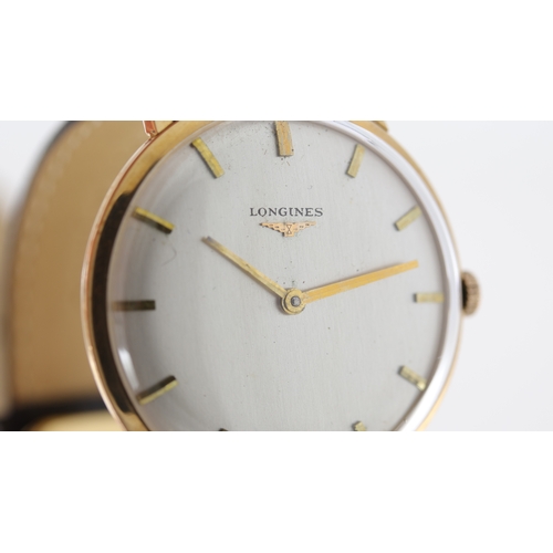 125 - Brand: Longines
 Model Name: Dress Watch 
 Movement: Manual Wind
 Dial shape: Circular
 Dial colour:... 