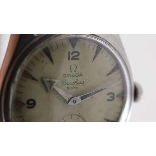 129 - Brand: Omega
 Model Name: Ranchero 
 Reference: 2990-1
 Movement: Manual Wind
 Year: Circa 1958
 Dia... 