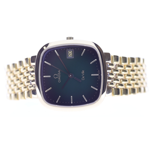 13 - Brand: Omega
 Model Name: De Ville 
 Movement: Quartz
 Box: Service box
 Dial shape: Square Cushion
... 