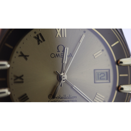 14 - Brand: Omega
 Model Name: Constellation 
 Movement: Quartz
 Box: Service box
 Dial shape: Circular
 ... 