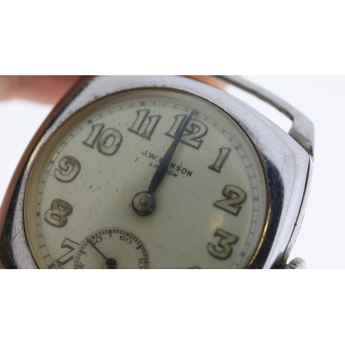 144 - Brand: Vintage J.W Benson
 Model Name: Trench Watch 
 Movement: Manual Wind
 Dial shape: Circular
 D... 