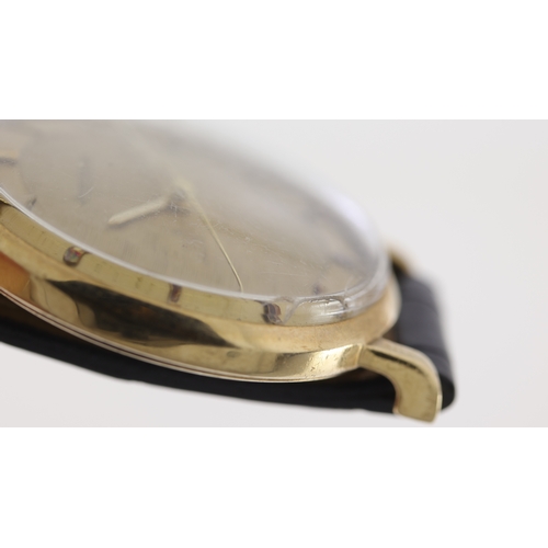 94 - Brand: Jaeger Lecoultre
 Model Name: 9ct Dress Watch 
 Movement: Manual Wind
 Year: Circa 1950's
 Di... 