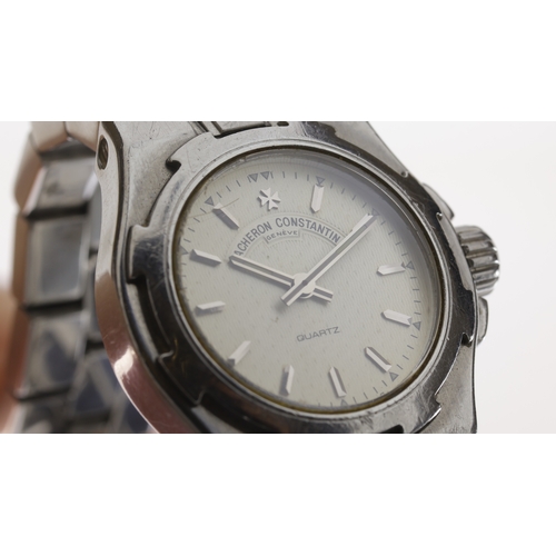 40 - Brand: Vacheron Constantin
 Model Name: Overseas 
 Movement: Quartz
 Dial shape: Circular
 Dial colo... 