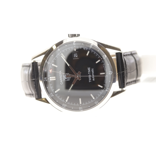 42 - Brand: Tag Heuer
 Model Name: Carrera Twin Time 
 Reference: WV2115-0
 Movement: Automatic
 Box: Inn... 