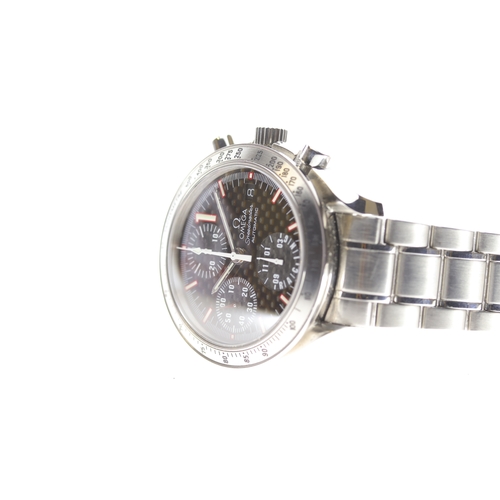 46 - Brand: Omega
 Model Name: Speedmaster 'Michael Schumacher' 
 Reference: 3519.50.00
 Movement: Automa... 