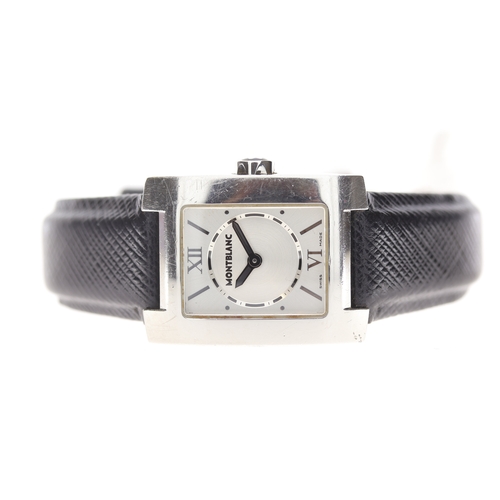 58 - Brand: Montblanc
 Model Name: Profile 
 Reference: 7047
 Movement: Quartz
 Dial shape: Square
 Dial ... 