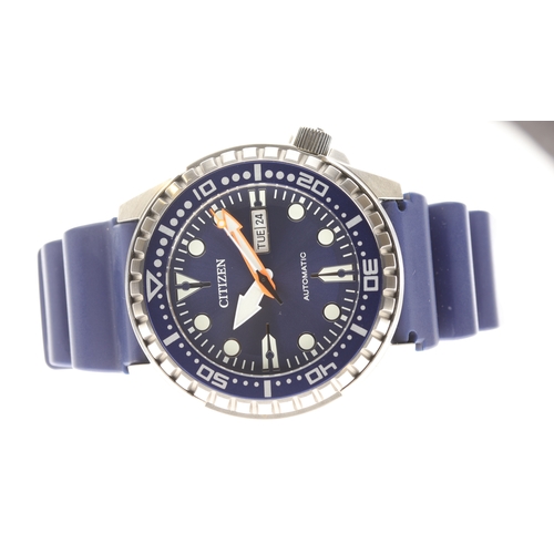 62 - Brand: Citizen
 Model Name: Diver 
 Reference: NH8381-63L
 Movement: Automatic
 Year: Circa 2020
 Bo... 