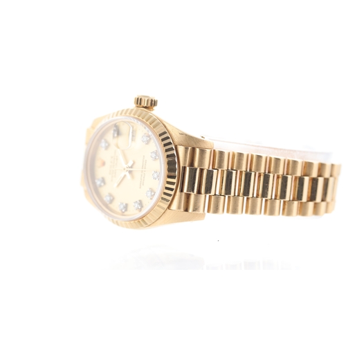 102 - Rolex Oyster Perpetual Date 18ct yellow gold Ref 6917 Circa 1983 Brand: Rolex
 Model Name: Oyster Pe... 