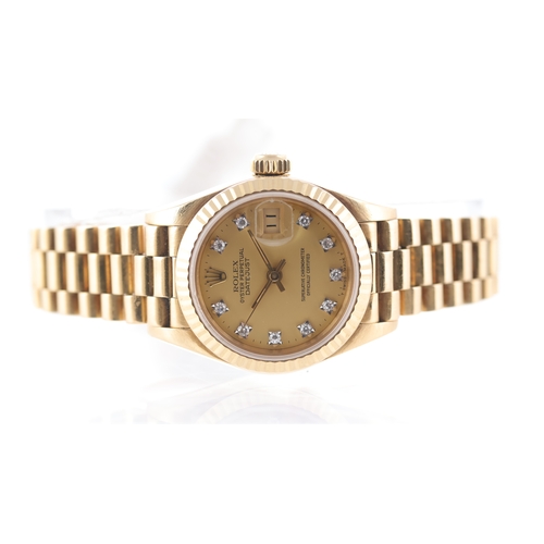 107 - Rolex Datejust 26 18ct yellow gold Ref 69178 Circa 1987 Brand: Rolex
 Model Name: Datejust 26 
 Refe... 