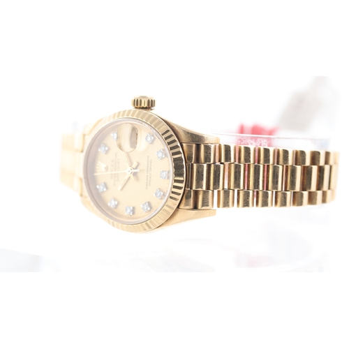 107 - Rolex Datejust 26 18ct yellow gold Ref 69178 Circa 1987 Brand: Rolex
 Model Name: Datejust 26 
 Refe... 