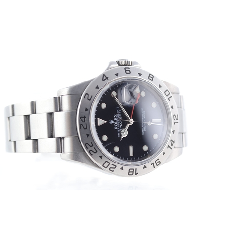 109 - Rolex Explorer II Ref 16570 Circa 2006 Brand: Rolex
 Model Name: Explorer II 
 Reference: 16570
 Mov... 