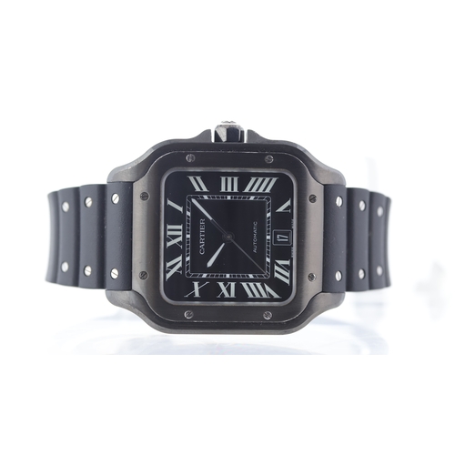 114 - Cartier Santos DLC case Automatic Ref 4072 Brand: Cartier
 Model Name: Santos 
 Reference: 4072
 Mov... 