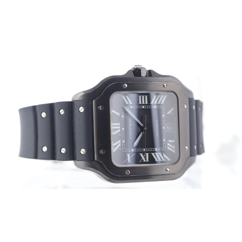 114 - Cartier Santos DLC case Automatic Ref 4072 Brand: Cartier
 Model Name: Santos 
 Reference: 4072
 Mov... 