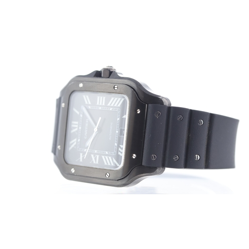 114 - Cartier Santos DLC case Automatic Ref 4072 Brand: Cartier
 Model Name: Santos 
 Reference: 4072
 Mov... 