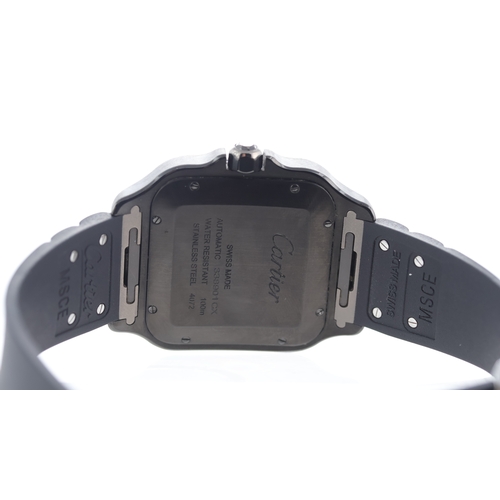 114 - Cartier Santos DLC case Automatic Ref 4072 Brand: Cartier
 Model Name: Santos 
 Reference: 4072
 Mov... 