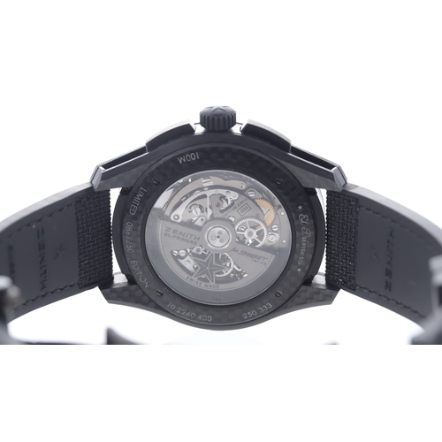 115 - Zenith El Primero Lightweight Limited Edition Carbon Fiber Ref 10.2260.400 2014 Brand: Zenith
 Model... 
