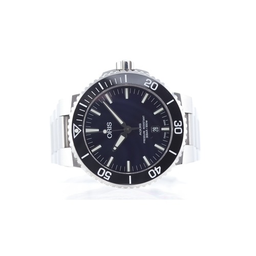 116 - Oris Aquis Ref 7730 with Box and Papers 2018 Brand: Oris
 Model Name: Aquis 
 Reference: 7730
 Movem... 