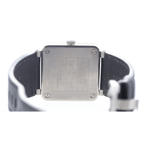 253 - Bell & Ross BR03-93-S GMT Automatic Brand: Bell & Ross
 Model Name: BR03-93-S 
 Reference: BR03-93-S... 