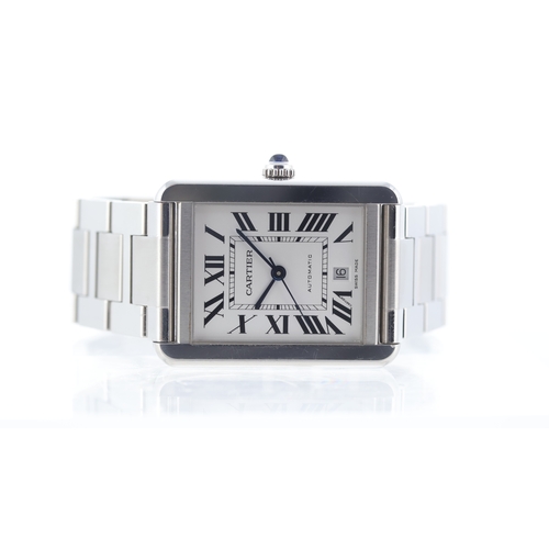 256 - Cartier Tank Solo Xl Ref 3800 Automatic Brand: Cartier
 Model Name: Tank Solo Xl 
 Reference: 3800
 ... 