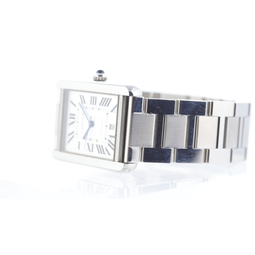 256 - Cartier Tank Solo Xl Ref 3800 Automatic Brand: Cartier
 Model Name: Tank Solo Xl 
 Reference: 3800
 ... 