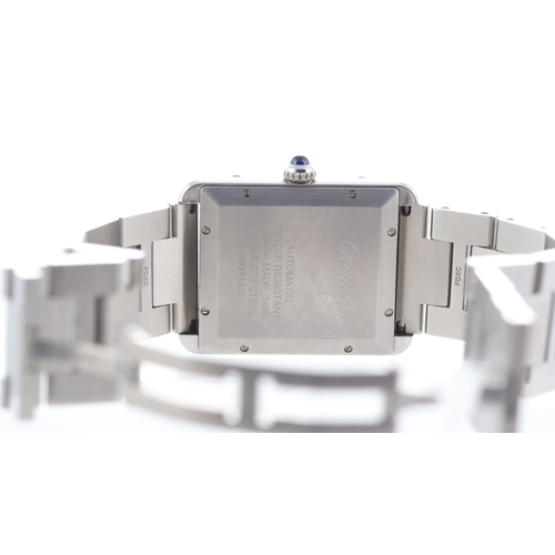 256 - Cartier Tank Solo Xl Ref 3800 Automatic Brand: Cartier
 Model Name: Tank Solo Xl 
 Reference: 3800
 ... 