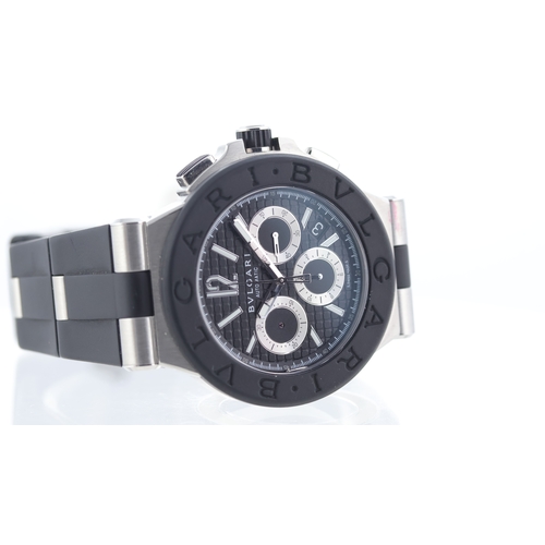 261 - Bulgari Diagono Ref DG 42 SV CH Brand: Bulgari
 Model Name: Diagono 
 Reference: DG 42 SV CH
 Moveme... 