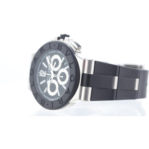 261 - Bulgari Diagono Ref DG 42 SV CH Brand: Bulgari
 Model Name: Diagono 
 Reference: DG 42 SV CH
 Moveme... 