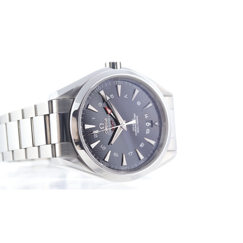 68 - Omega Seamaster Aqua Terra GMT Ref 231.10.43.22.01.001 with Box Circa 2010s Brand: Omega
 Model Name... 