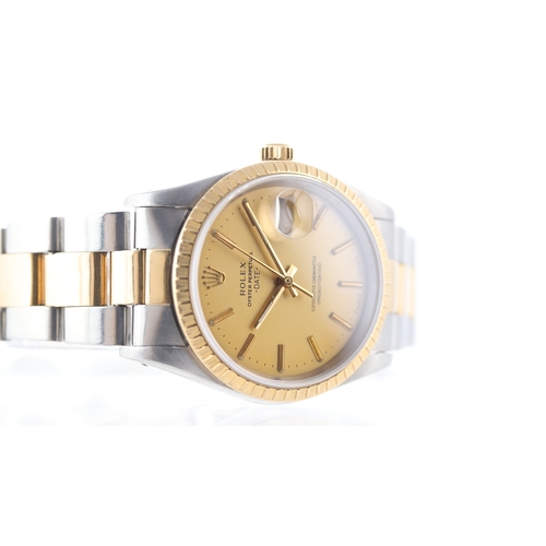92 - Rolex Oyster Perpetual Date Ref 15223 with Papers 1990 Brand: Rolex
 Model Name: Oyster Perpetual Da... 