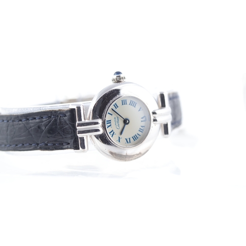 94 - Ladies Cartier Must de Cartier Colisee 925 Silver Ref 690002 with Papers 1988 Brand: Cartier
 Model ... 