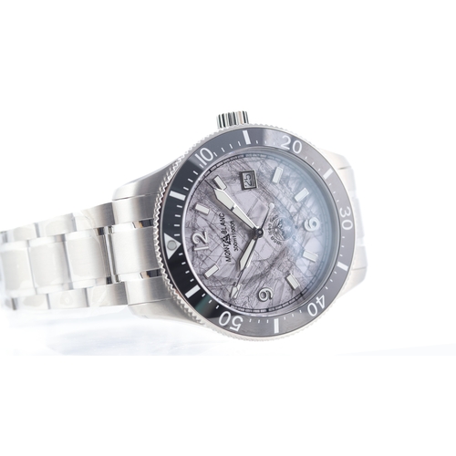 97 - Montblanc Iced Sea 0 Oxygen Ref MB130793 with Box and Papers 2025 Brand: Montblanc
 Model Name: Iced... 