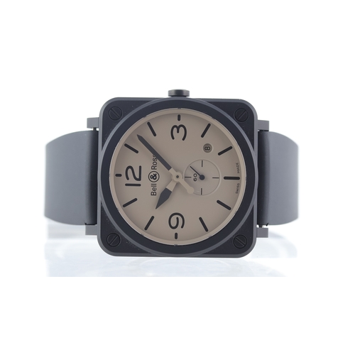99 - Bell & Ross BRS-Desert-CEM Ref BRS-64-CMBL with Box and Papers 2020 Brand: Bell & Ross
 Model Name: ... 