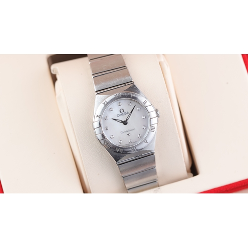 110 - Ladies Omega Constellation Ref  131.10.25.60.55.001 with Box and Papers 2021 Brand: Omega
 Model Nam... 
