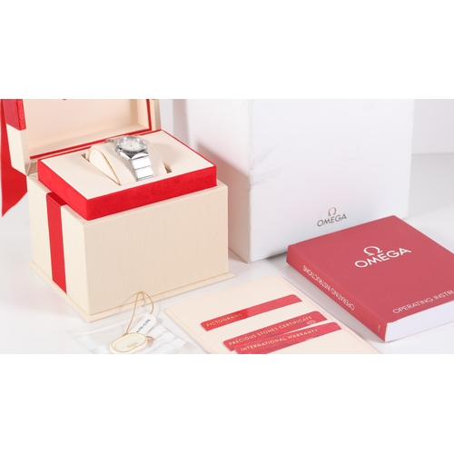 110 - Ladies Omega Constellation Ref  131.10.25.60.55.001 with Box and Papers 2021 Brand: Omega
 Model Nam... 