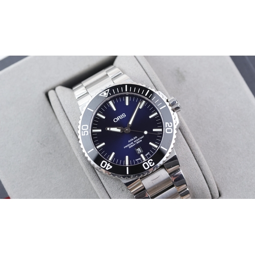 116 - Oris Aquis Ref 7730 with Box and Papers 2018 Brand: Oris
 Model Name: Aquis 
 Reference: 7730
 Movem... 